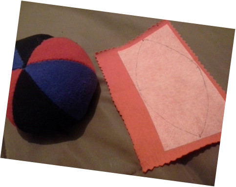 Made This Out Of Left Over T Shirt Scraps And Light - Patchwork (483x383), Png Download