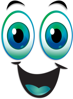 Fear Terror, Shame Humiliation, And Anger Rage - Happy Eyes Clipart (335x400), Png Download