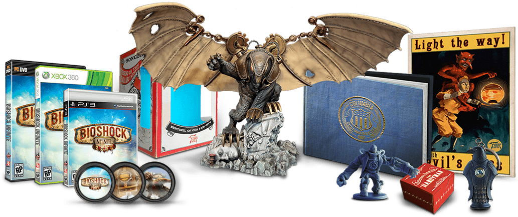 Masthead - Bioshock Infinite Premium Edition Game Ps3 (1033x433), Png Download