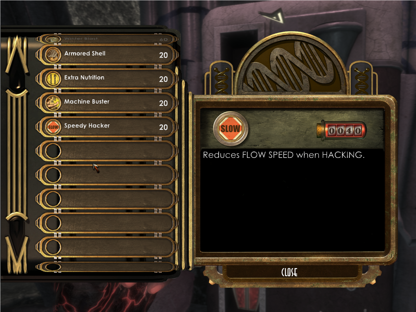 Bioshock gene slots Bioshock gene slots