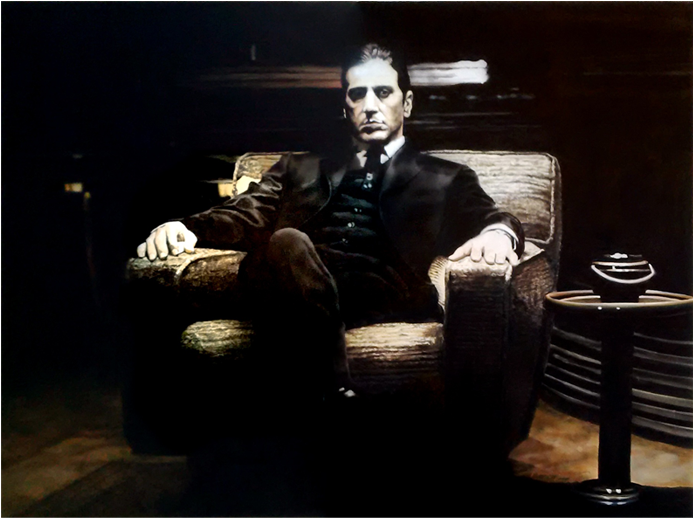 The Godfather - Pacino Godfather (792x700), Png Download