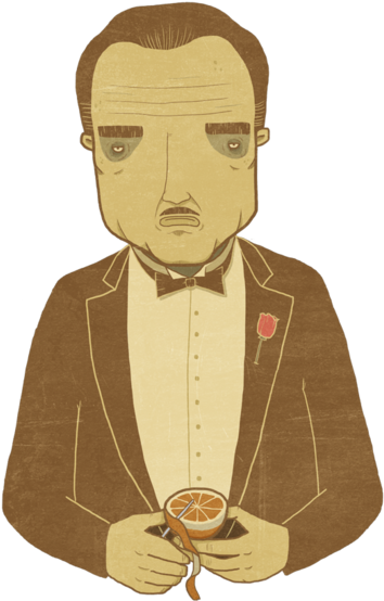 The Godfather Graphic Tee Shirt - Women's T-shirts The Godfather (630x630), Png Download