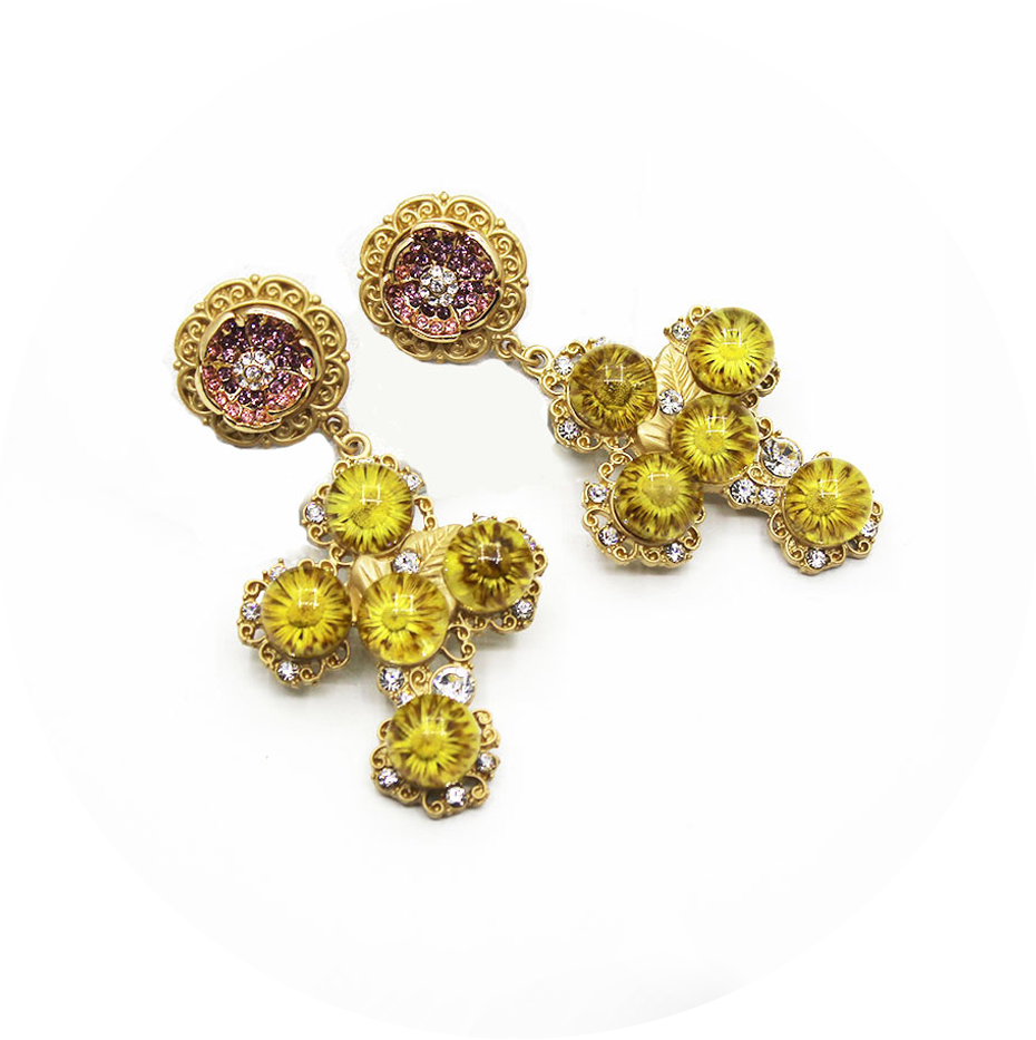 Earrings (930x933), Png Download