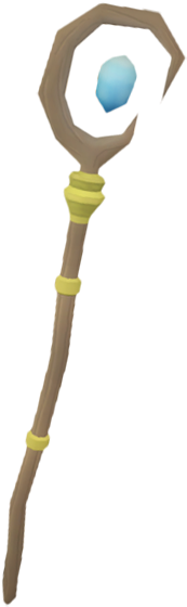 Item Wizard Staff - Wand (200x600), Png Download