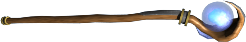 Not Baked Yet, But It's The Rough Materials And Shape - Staff Rpg (800x200), Png Download