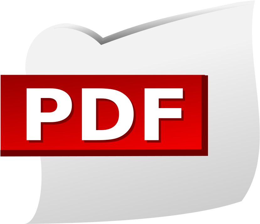 Pdf Image To Png Graphic Transparent - Pdf Clipart Free (720x720), Png Download