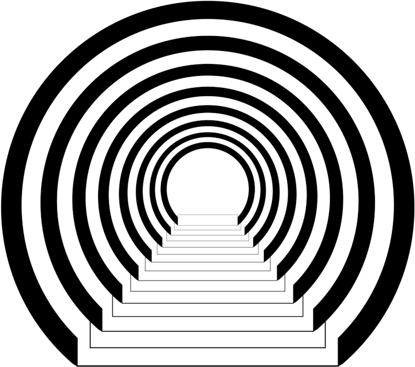 Computer Icons Pdf Download Line Art Stock - Tunnel Icon Png (1061x750), Png Download