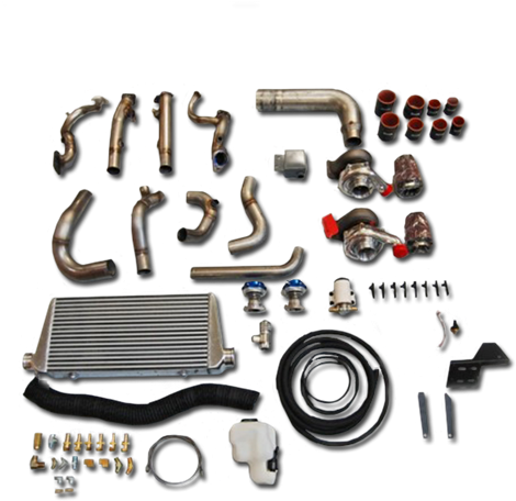 Arrington Custom Mid Mounted Hemi Twin Turbo Kit - Turbo Kit Png (500x500), Png Download