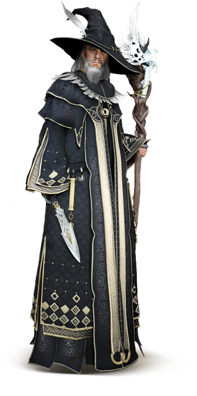 Old Human Wizard (386x775), Png Download