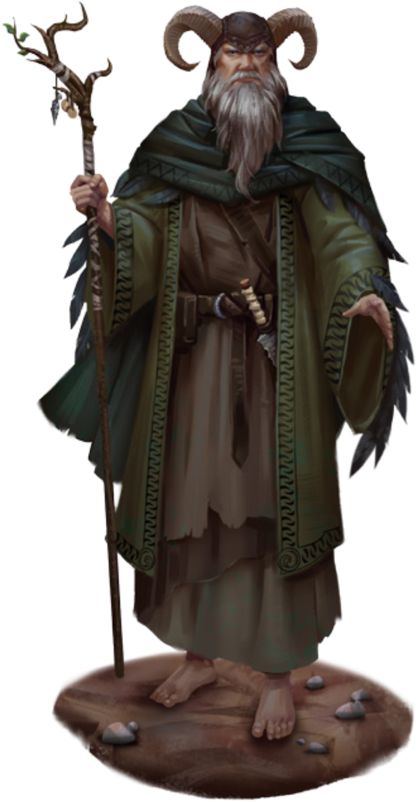 Druid - Druid Cloak Png (822x1585), Png Download