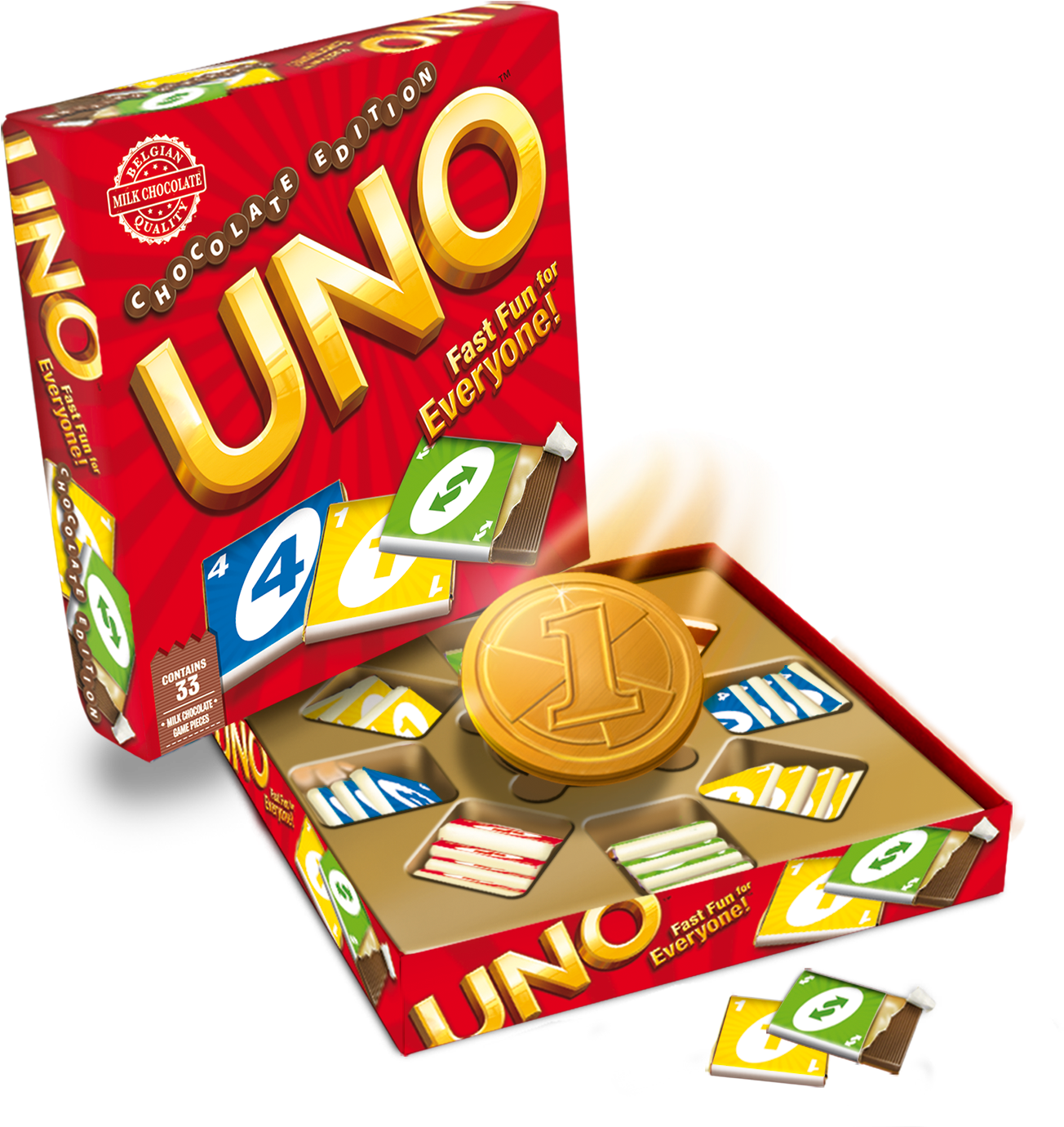 Uno - Uno Chocolate (1600x1410), Png Download