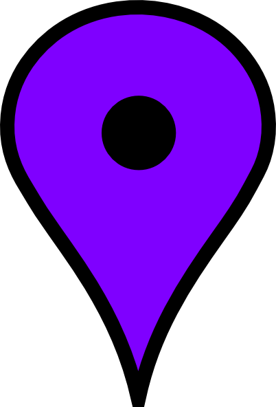 Map Clip Art At Clker Com Vector - Purple Heart (402x592), Png Download