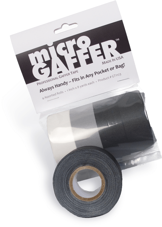 Microgaffer Packages Contain 4 Rolls Of Tape - Visual Departures Microgaffer Tape 1" X 8 Yd (4-pack) (560x758), Png Download