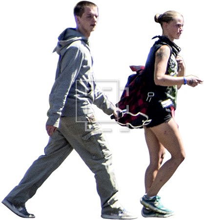 Cutout People - Street (450x450), Png Download