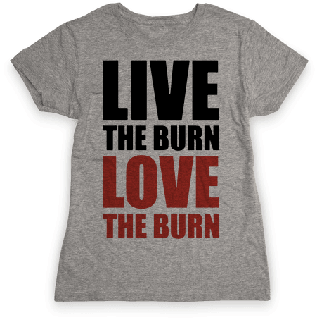 Live The Burn Love The Burn Womens T-shirt - If It Requires Pants Or A Bra It's Not Happening T-shirt: (484x484), Png Download