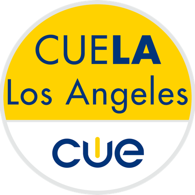 Cue Los Angeles - Computer Using Educators (400x400), Png Download