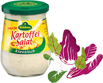 Ready-made Sauce For Potato Salad - Kühne Sauce Für Kartoffelsalat Klassisch 250ml (437x747), Png Download