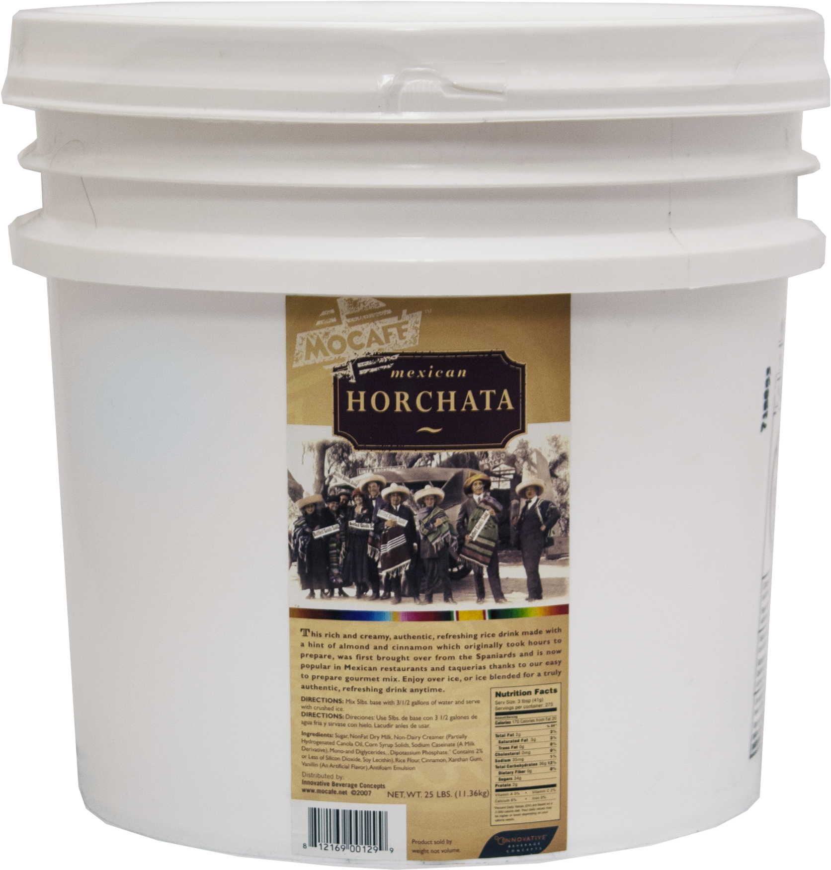 Mocafe Horchata Pail - Horchata (2232x2232), Png Download