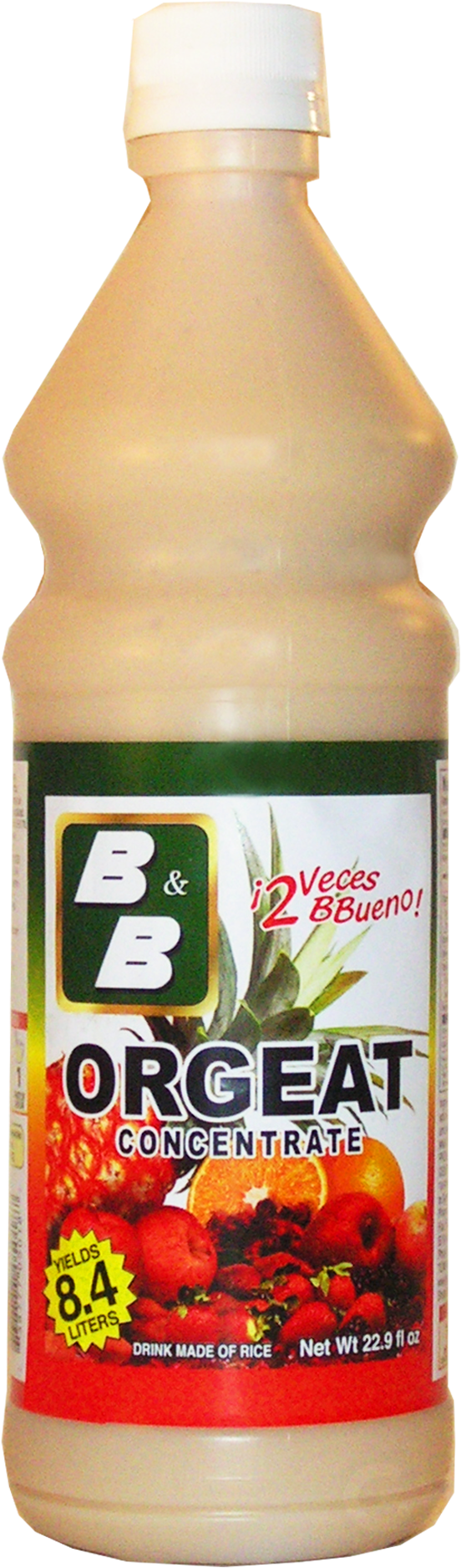 Bandb B&b Orgeat Concentrate 22.9 Oz - Concentrado (1950x2100), Png Download