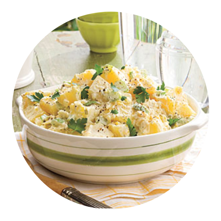 Potato Salad - Ensalada De Papas Navideña (762x761), Png Download