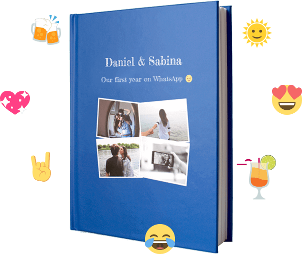 Facebook Messenger Chat Book Hardcover Zapptales - Facebook Book (604x509), Png Download