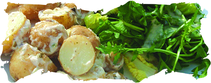 Potato Salad - Salad (730x284), Png Download