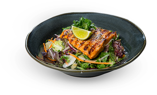 Marinated Salmon Salad - Spinach Salad (560x560), Png Download