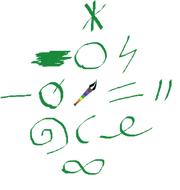 Gn Celestial Brush - Calligraphy (624x634), Png Download