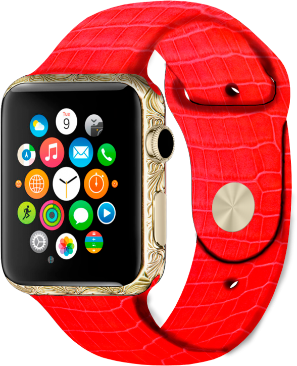 Caimania Apple Watch Platinum Handicraft - Iphone Mobile And Watch (750x1000), Png Download