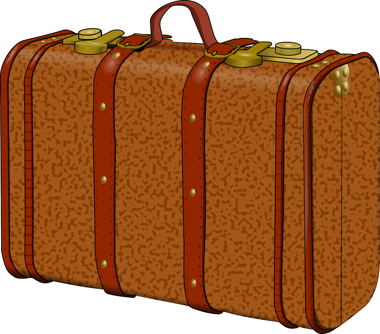 Tips For Traveling With Prescription Medications - Suitcase Clipart Png (1280x1127), Png Download