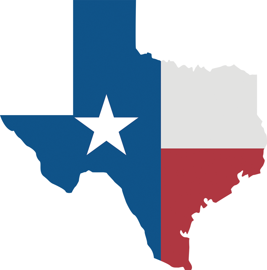 Texas Star Map - Texas State Flag (900x910), Png Download