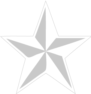 Texas Star White - Flag (640x480), Png Download