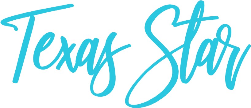Texas Star Logo - Calligraphy (1000x400), Png Download