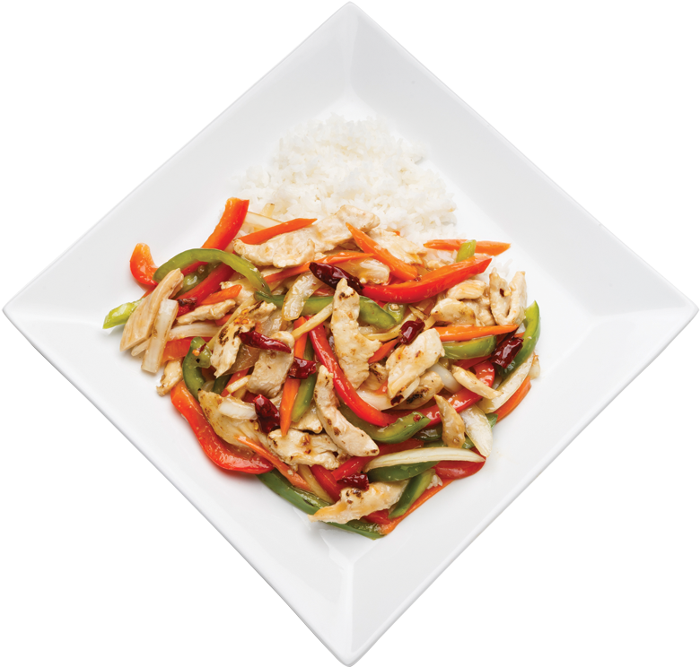 Szechuan Spicy - Stir Frying (800x800), Png Download
