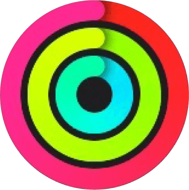 Setting Up The Apple Watch Activity App - Apple Watch Rings (377x378), Png Download