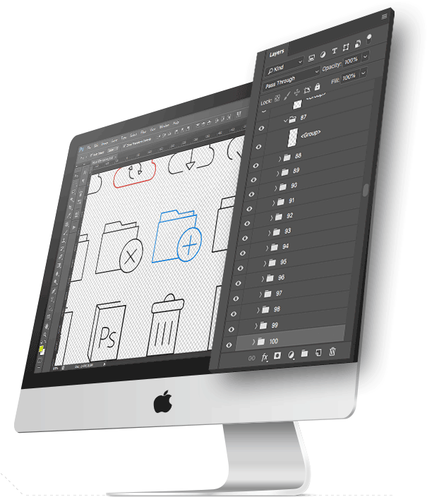 Google - Computer Monitor (754x768), Png Download
