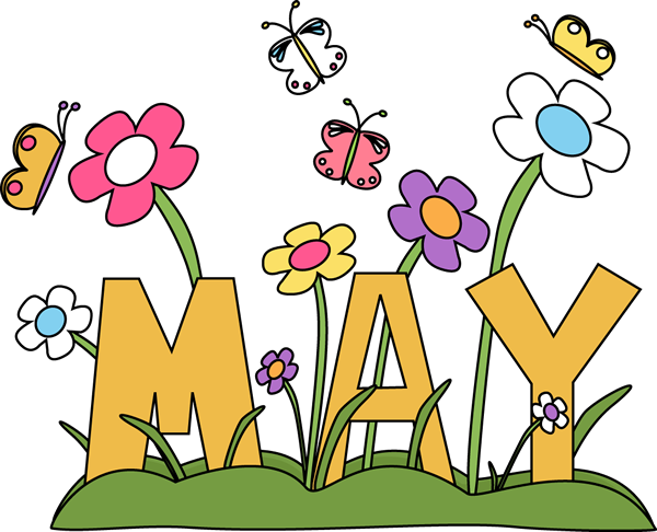 May Pictures Clipart - May Clipart (600x486), Png Download