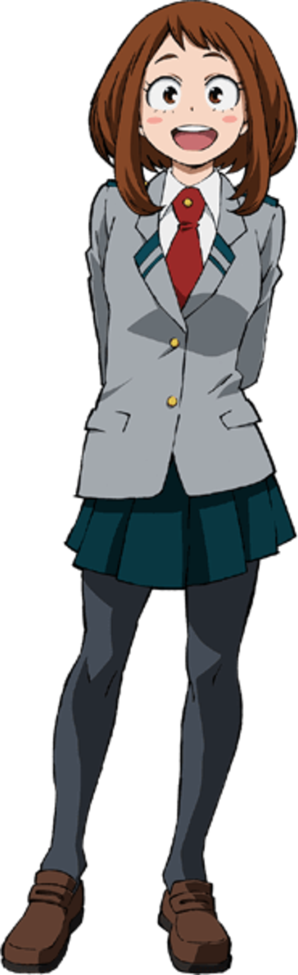 My Hero Academia Ochako Uraraka Cosplay Wigs (600x1962), Png Download