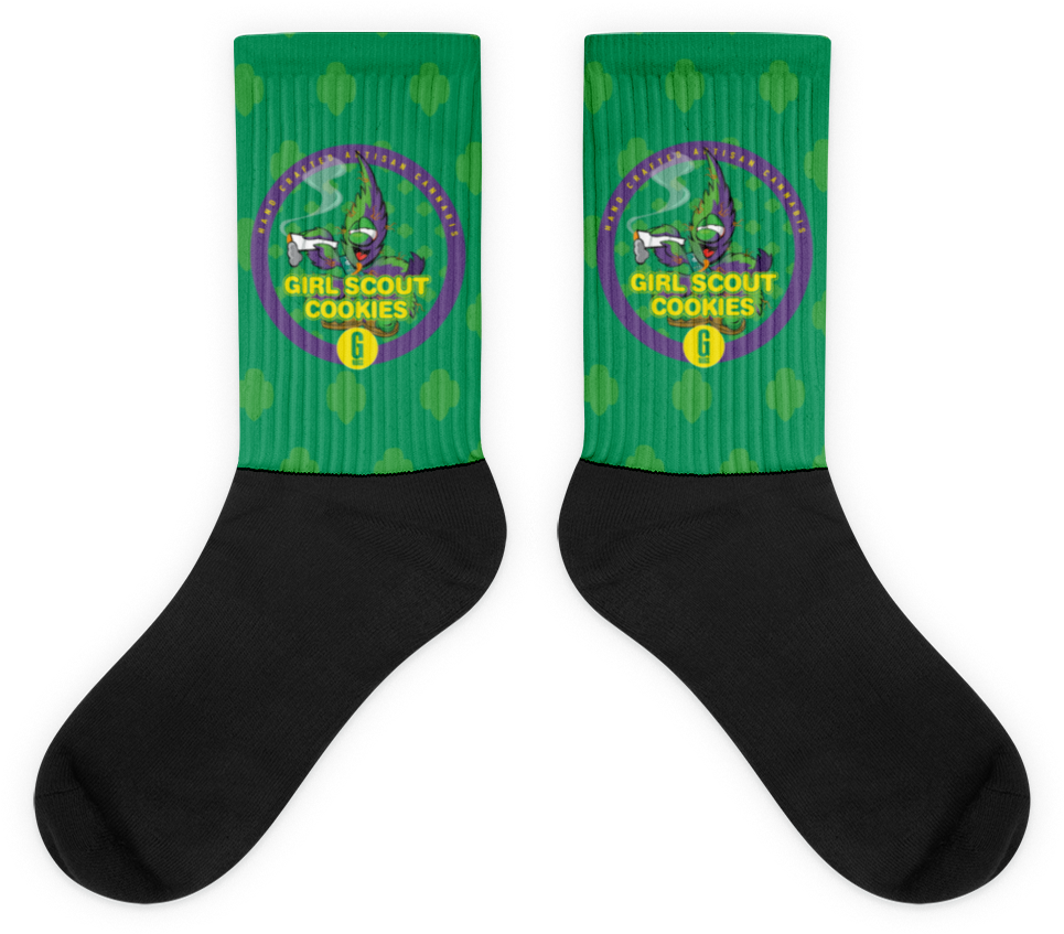 Girl Scout Cookies Gnug Socks - Sock (1000x1000), Png Download