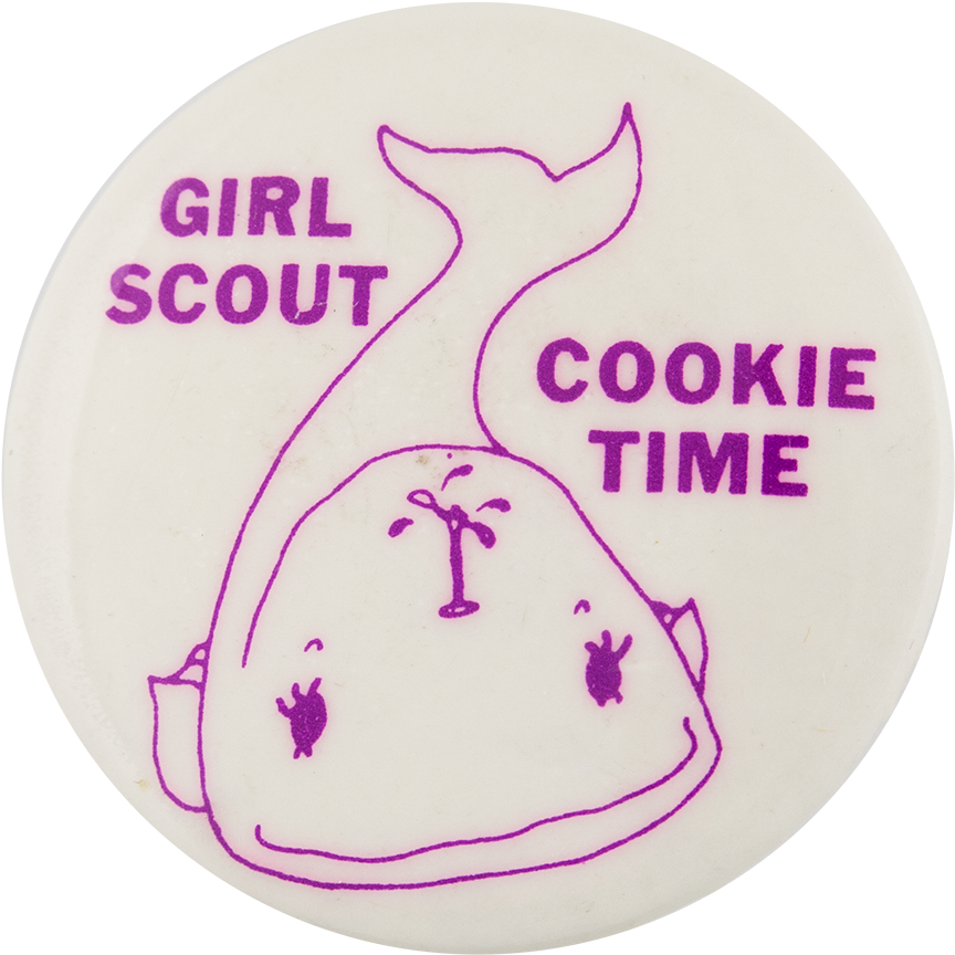 Girl Scout Cookie Time Events Button Museum - Circle (1000x990), Png Download