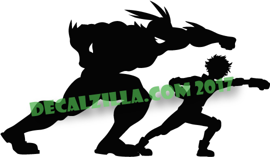 My Hero Academia Decal (612x422), Png Download