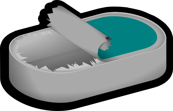 Sardines Clipart Soup Can - Sardine Can (600x385), Png Download