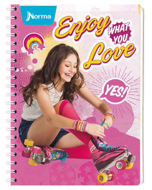 Norma Cuaderno Argollado Soy Luna De 5 M - Soy Luna Enjoy What You Love (800x800), Png Download