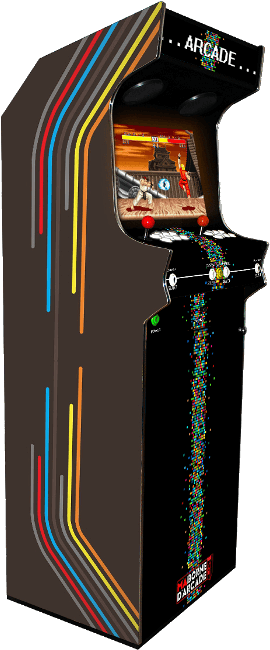 Arcade Cabinet Multi Game Machine Buy Sell Order - Retro Arcade Machine Design (550x1300), Png Download