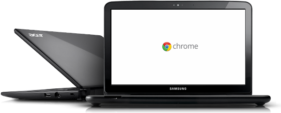 Image - Acer C710 Chromebook 11.6 2gb C7102856 (599x255), Png Download