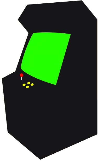 Arcade Machine Icon (632x632), Png Download
