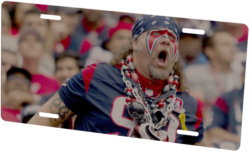 Houston Texans Custom Metal Photo - Houston (1024x768), Png Download