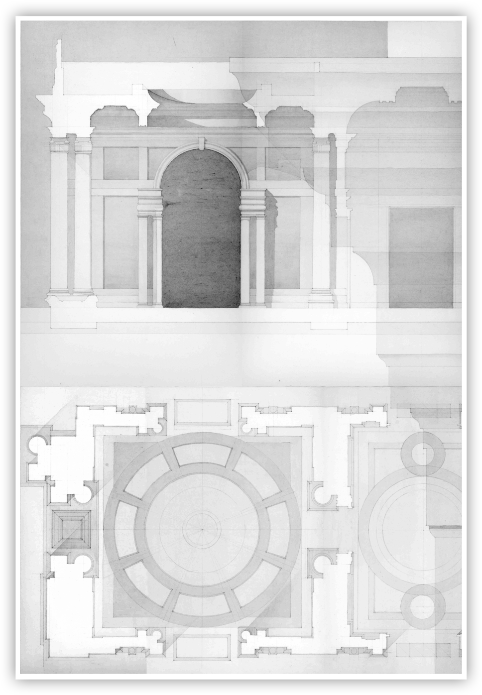 A Room By Edwin Lutyens Watercolor On Cold Press (1000x1425), Png Download