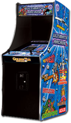 Ultimate Arcade 3 Machine - 4 D Warriors Arcade (307x541), Png Download