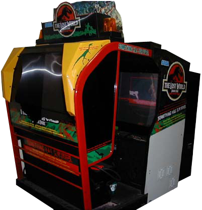 Tlw-vgarcade - Lost World Jurassic Park Arcade Game (400x417), Png Download